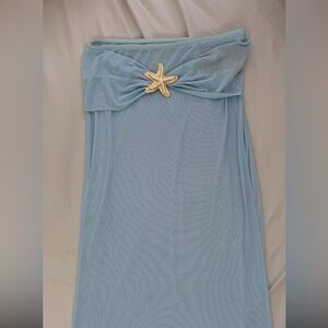 Light Blue maxi dress cover up